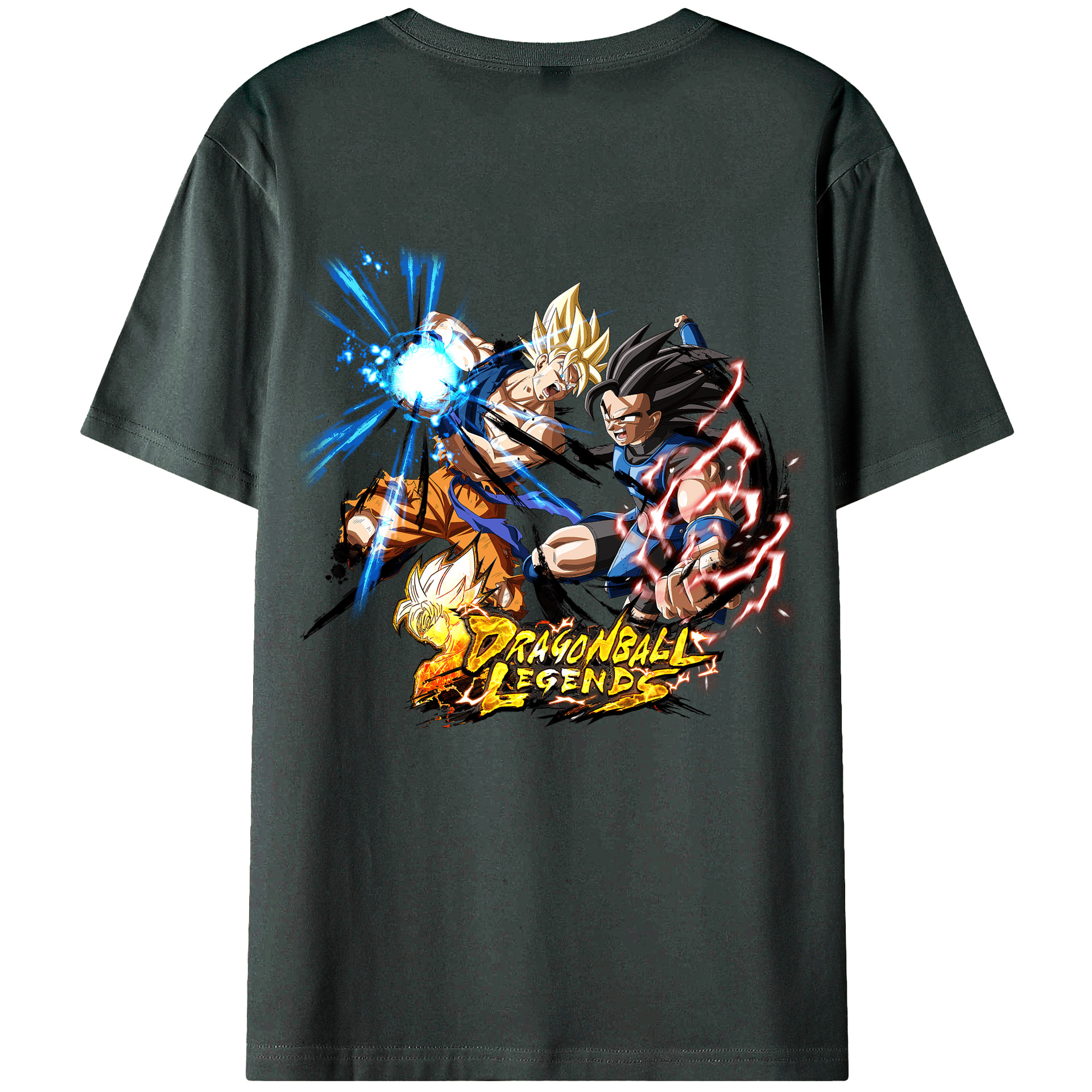 （画像用） ドラゴンボール DRAGON BALL 綿100％ メンズ半袖Tシャツ（バックプリント） 通気性